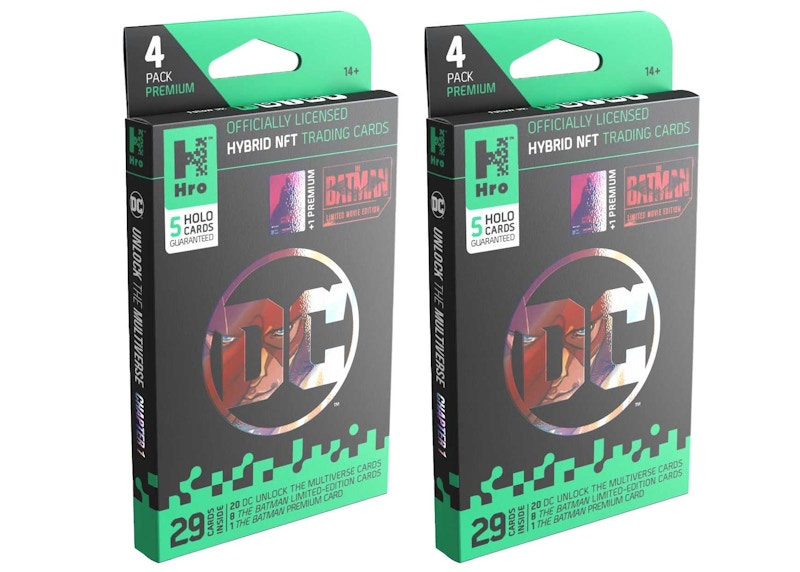 TWO retailer Hro DC Hybrid NFT 4 Pack Sealed