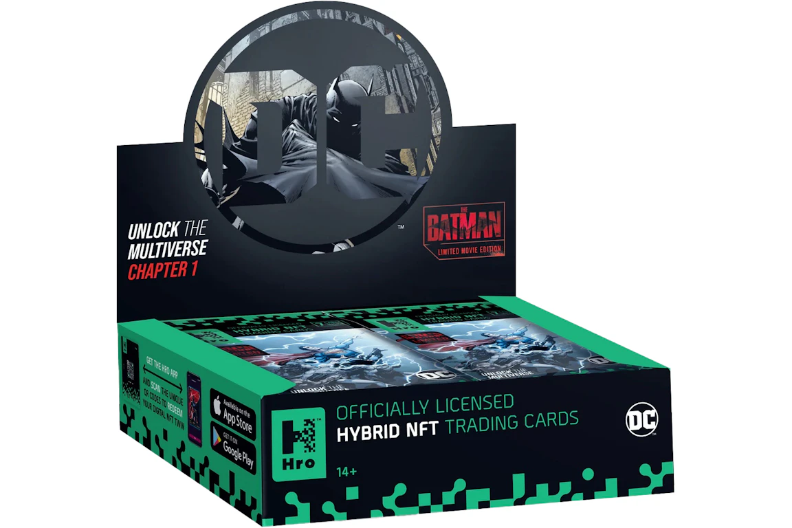 Hro Hybrid Trading Cards DC Unlock The Multiverse Chapter 1: The Batman Mega Booster Box