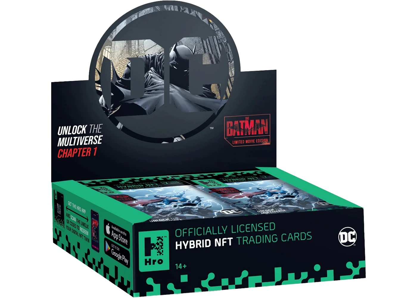Hro Hybrid Trading Cards DC Unlock The Multiverse Chapter 1: The Batman Mega Booster Box - GB Hro Hybrid Trading Cards DC Unlock The Multiverse Chapter 1: The Batman Mega Booster Box - GB