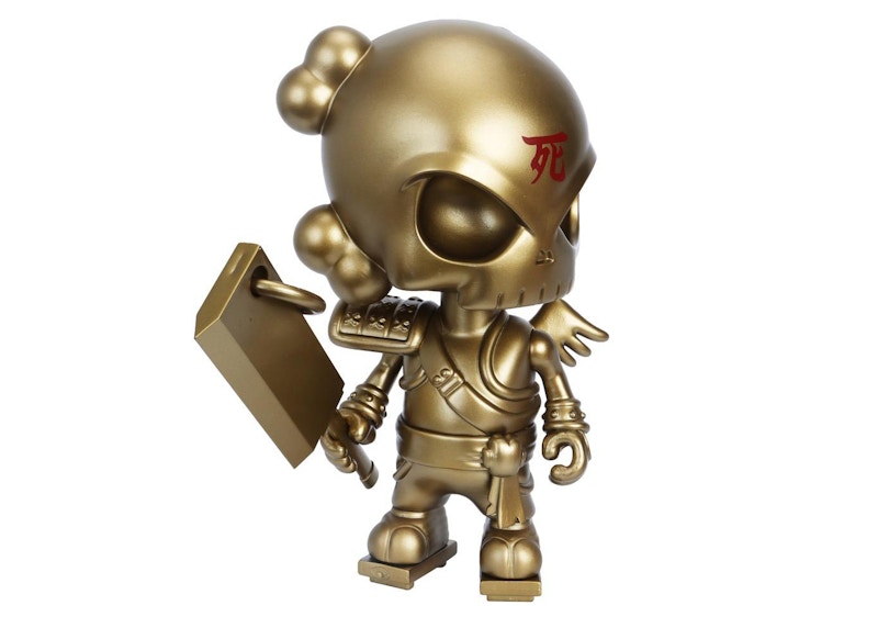 Huck Gee Mighty Jaxx Gold Life Plus Soul Collector (Gold Edition) Figure