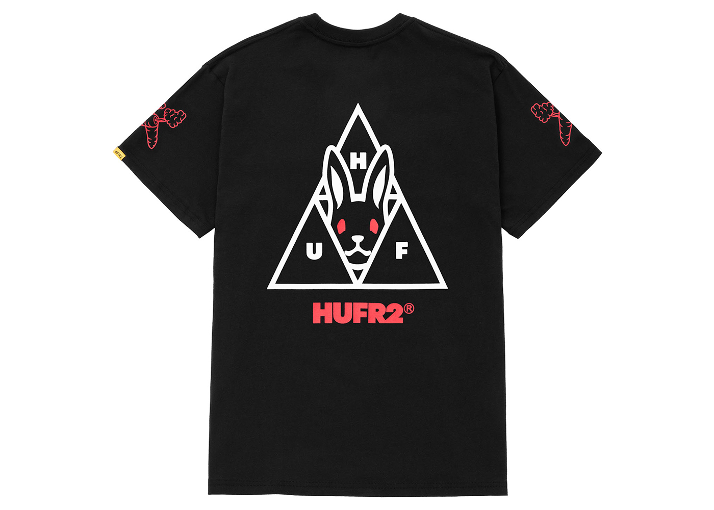 Huf x FR2 T-Shirt Black