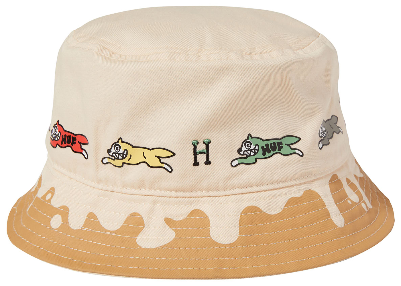 HUF x Ice Cream Running Dog Bucket Hat Natural - FW22 - US