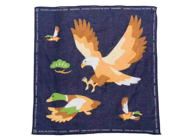 Human Made #2 Duck and Eagle Bandana Navy - SS22 - US