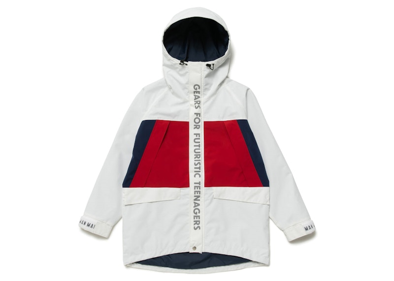 xlaHuman made 3-LAYER SHELL JACKET - WHITE