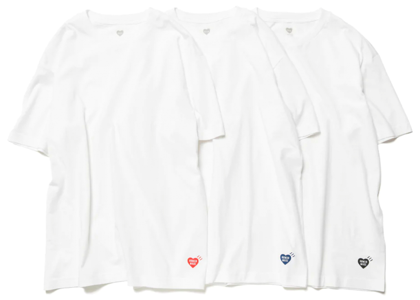 Human Made 3 Pack Premium Cotton T-Shirt White Men's - Multiple - US