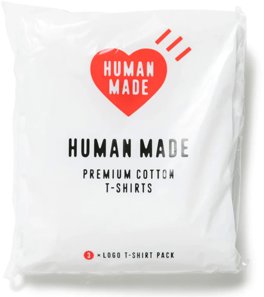 Adidas x Human Made Men 3P Pack Tee white
