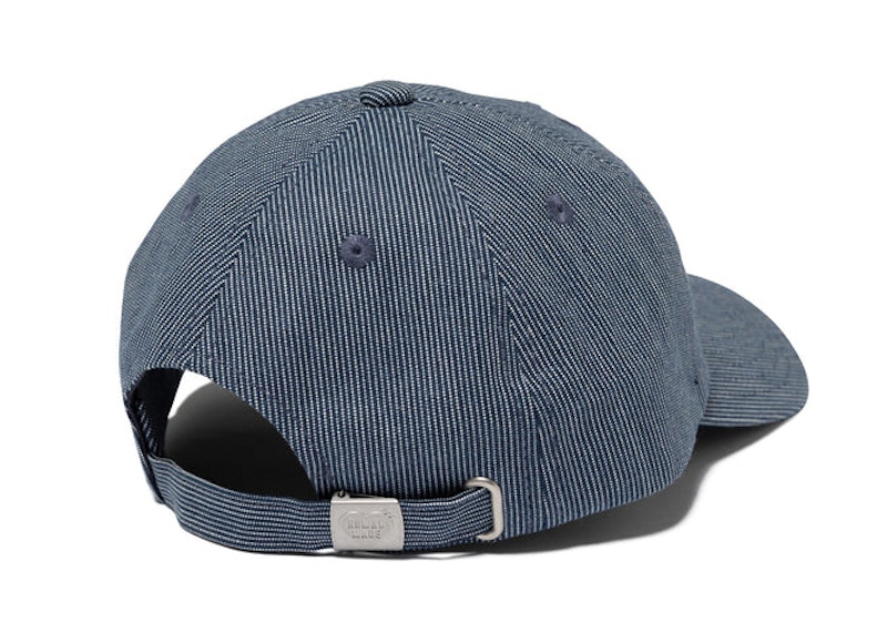 Human Made 6 Panel Striped Denim Cap Indigo - SS23 - US