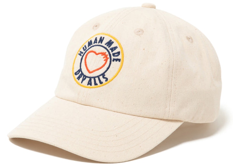 HUMAN MADE 6 Panel Twill Cap White-