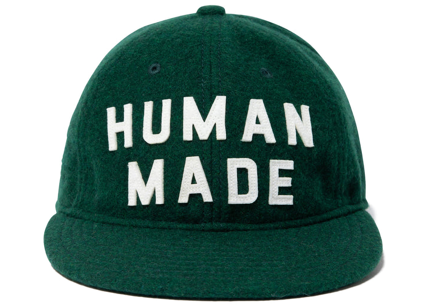 Human Made 6 Panel Wool Cap Green - FW22 - US