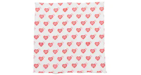 Human Made All Over Heart Logo Graphic Bandana Red
