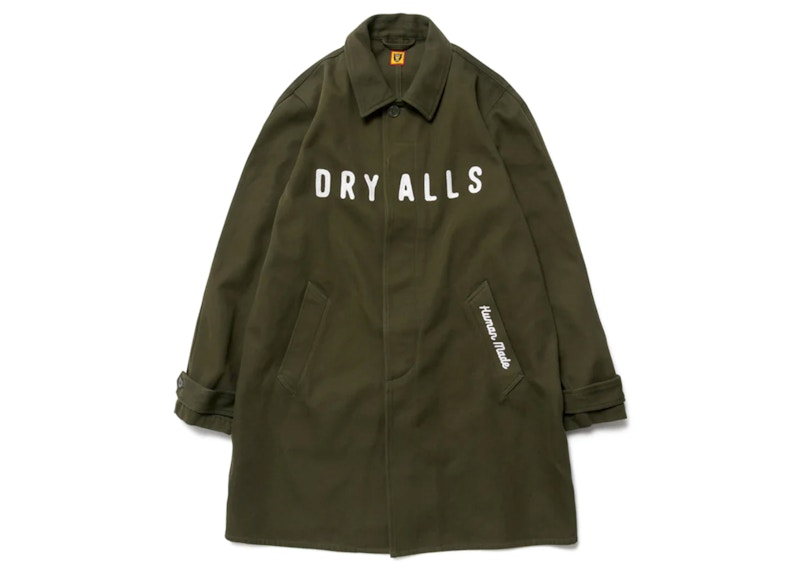 Wasted Youth Fishtail Coat Olive Drab Men's - SS23 - US