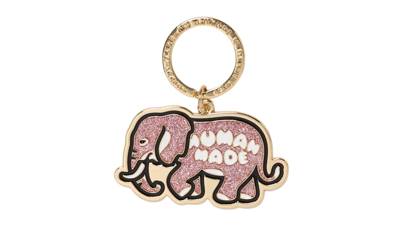 Human Made Bangkok Animal Keyring Gold