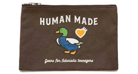 Human Made Bank Pouch Brown