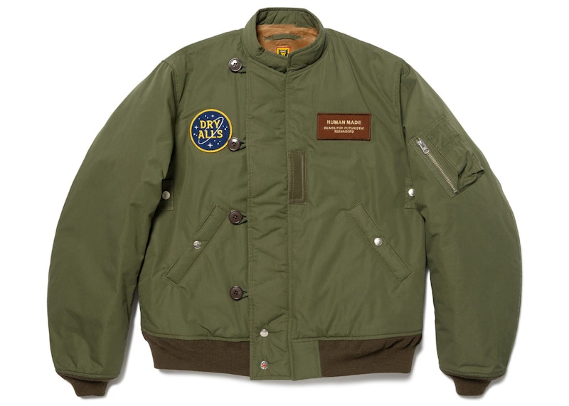 Human Made Bear Flight Jacket Olive Drab メンズ - SS23 - JP