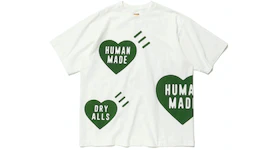 Human Made Big Heart T-Shirt White Green