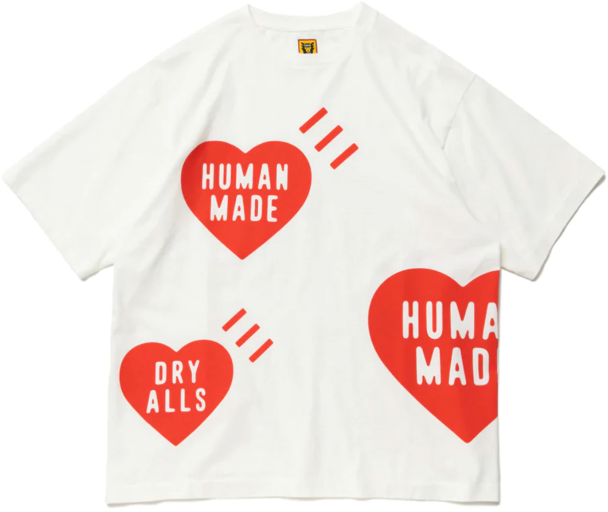 HUMAN MADE Heart L/S T-Shirt 大愛心LV MADE愛心HM24CS008BE