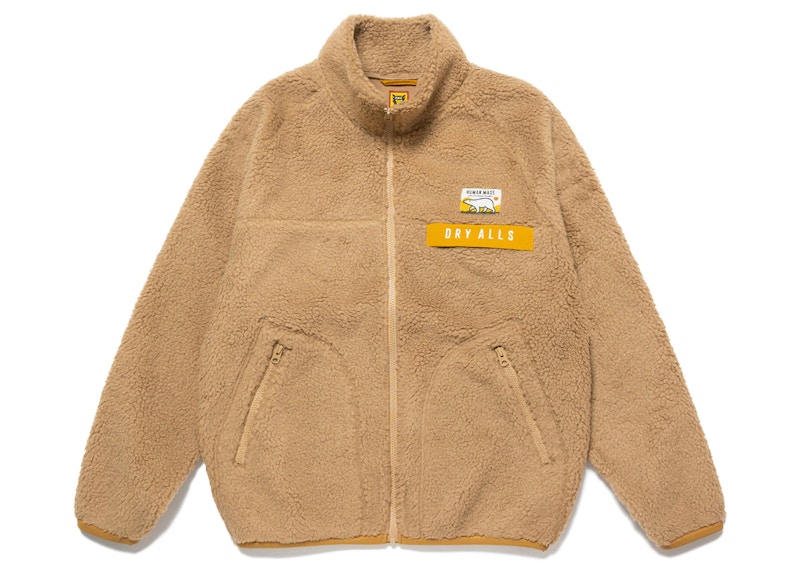 HUMAN MADE BOA FLEECE JACKET BEIGE ＸＬよろしくお願い致します