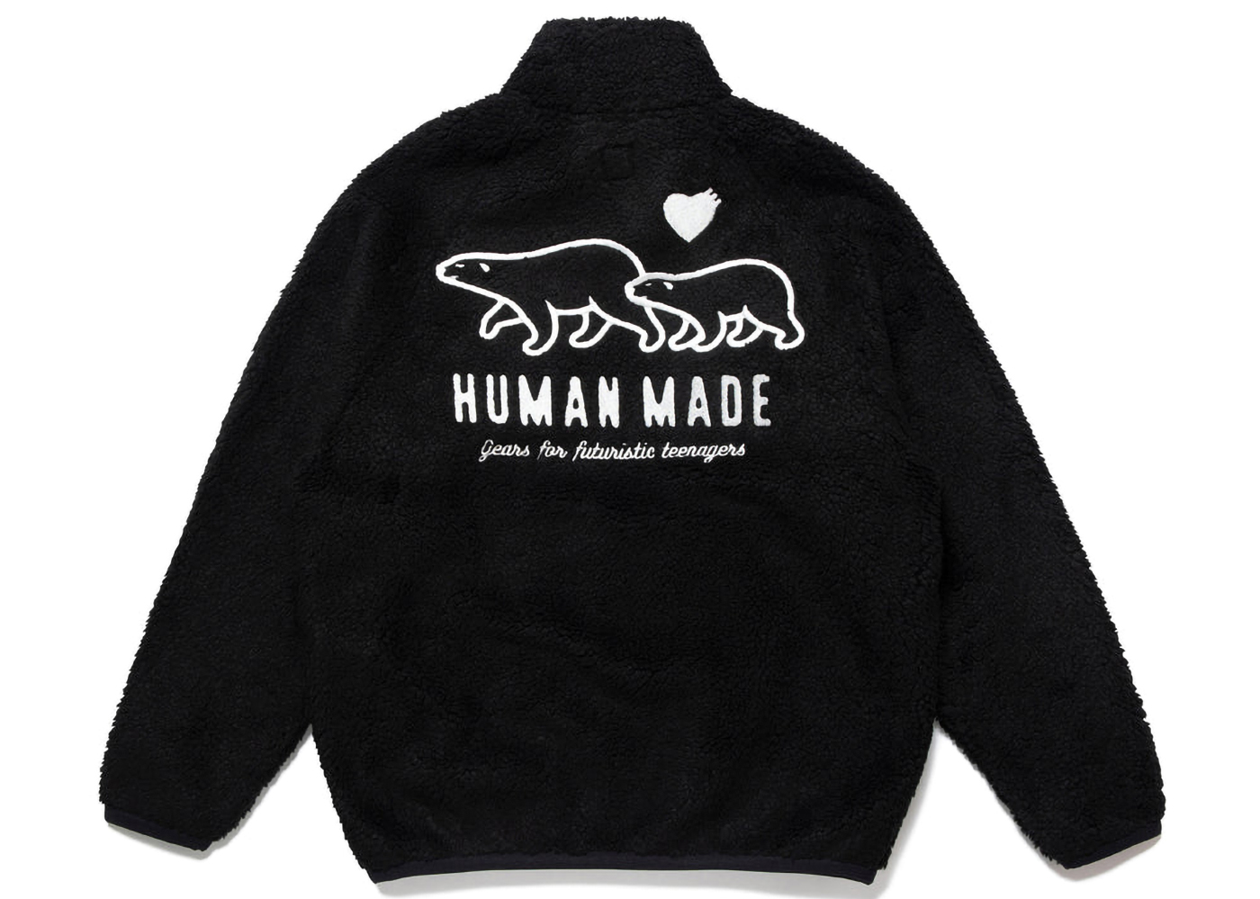 Human Made Boa Fleece Jacket Black Men's - FW22 - US
