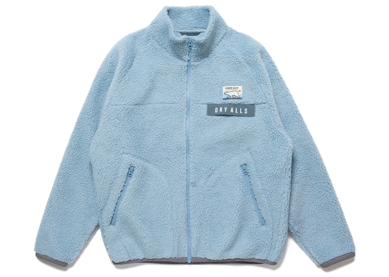 Human Made Boa Fleece Jacket Blue - FW22 Men's - GB