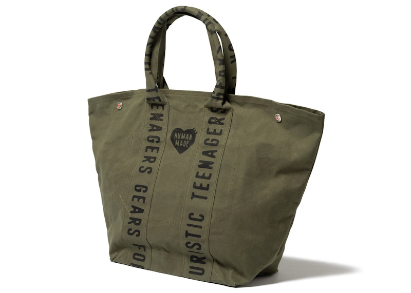 Human Made Carpenters Large Bag Olive Drab - SS23 - US