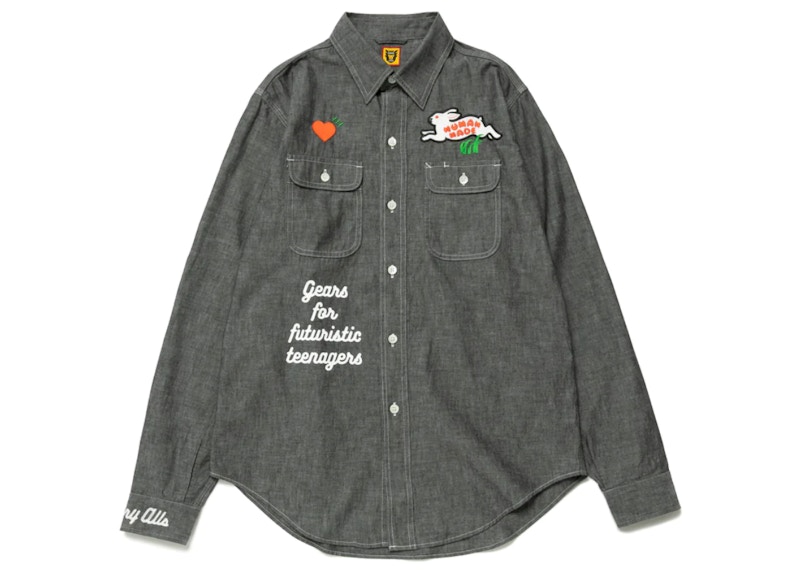 ファッションHuman Made Chambray Shirt Black