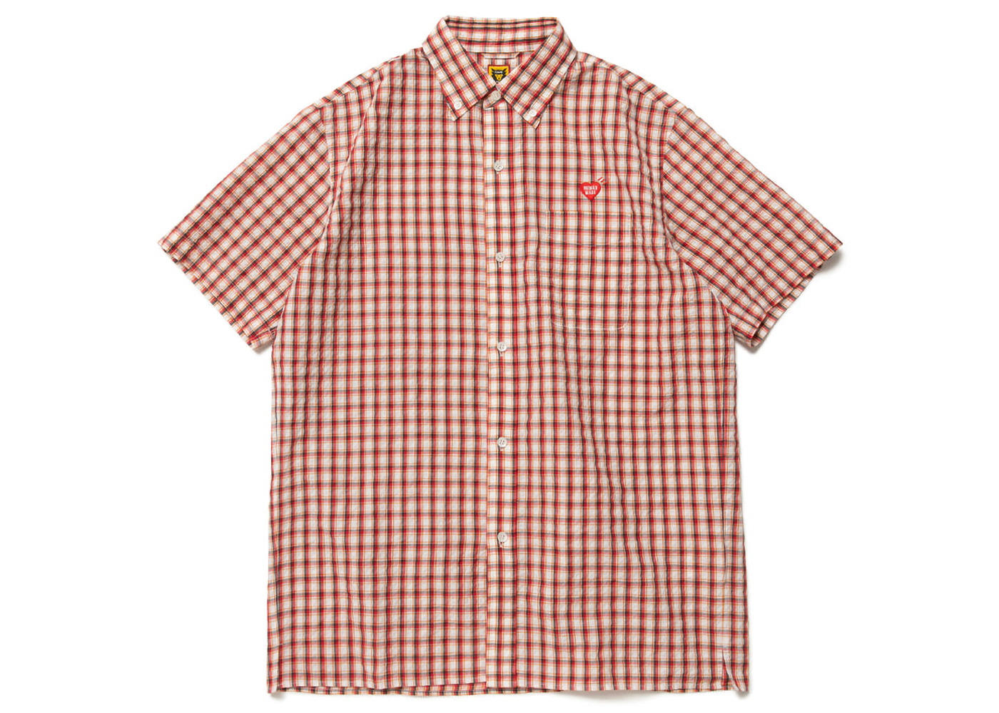 Human Made Checked BD S/S Shirt Red メンズ - SS23 - JP