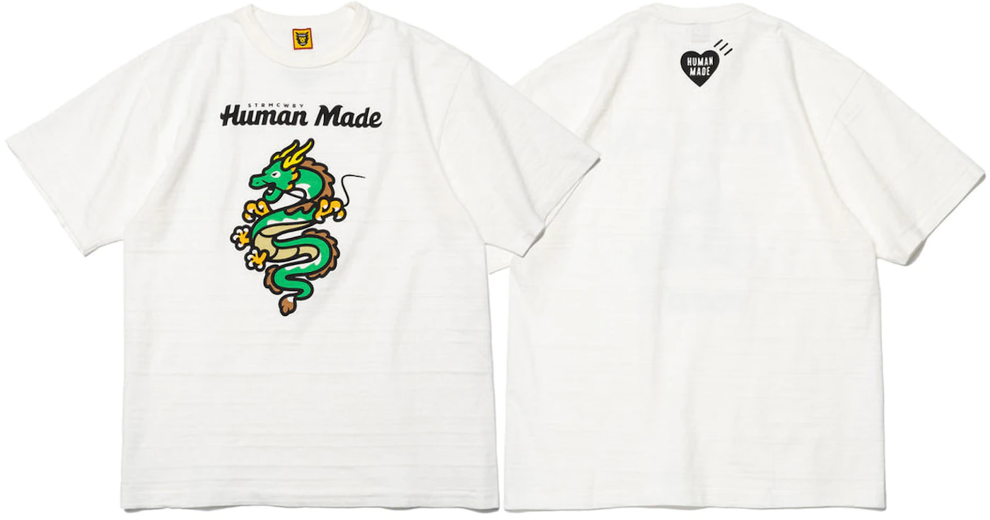 Human Made China Store Exclusive Dragon T-Shirt WhiteHuman Made China Store  Exclusive Dragon T-Shirt White - OFour