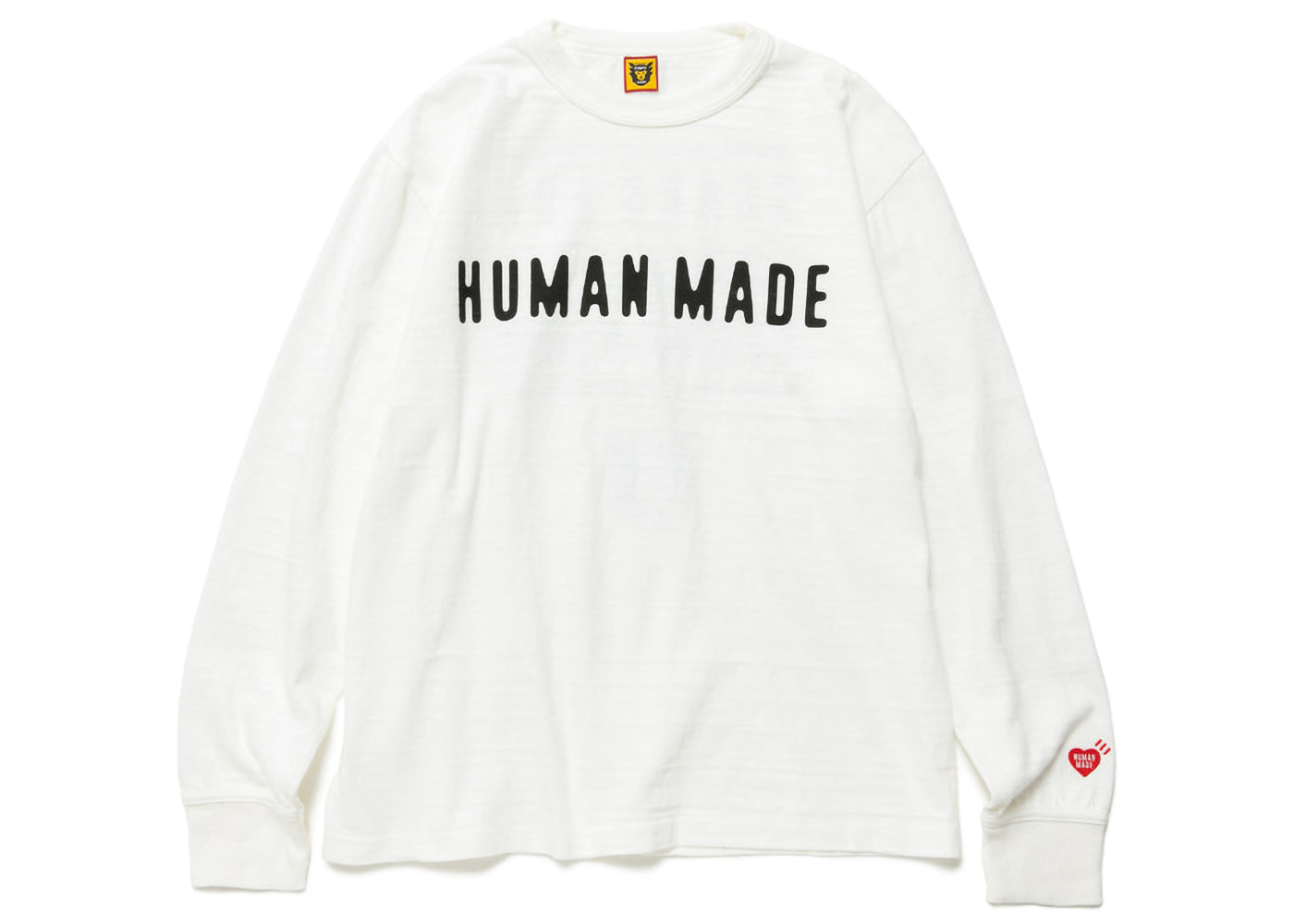 Human Made Classic L/S T-Shirt White - FW22 - US