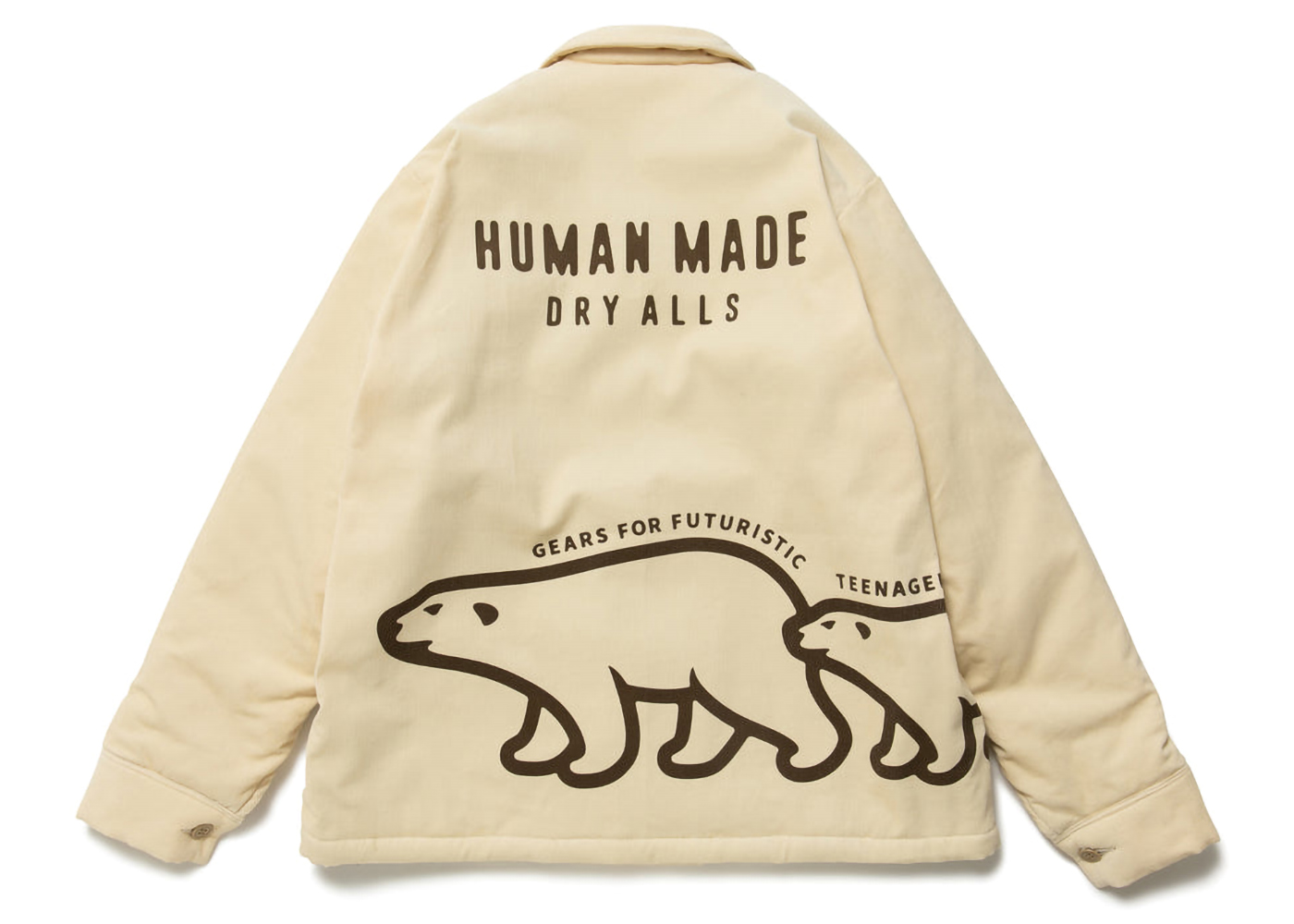 Human Made Corduroy Jacket White Men's - FW22 - US