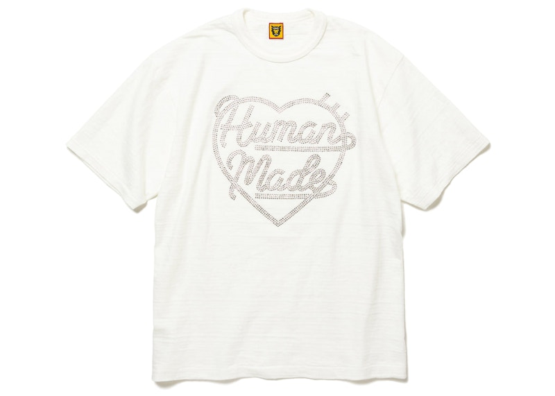 Human Made Crystal Heart Jewelry #1 T-Shirt White メンズ - SS23 - JP