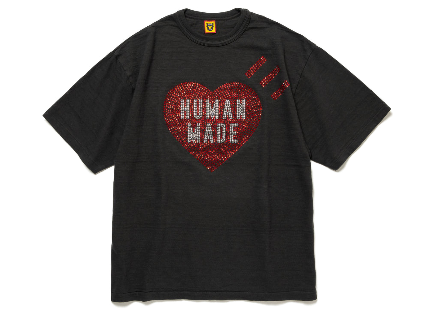 Human Made Crystal Heart Jewelry #2 T-Shirt Black
