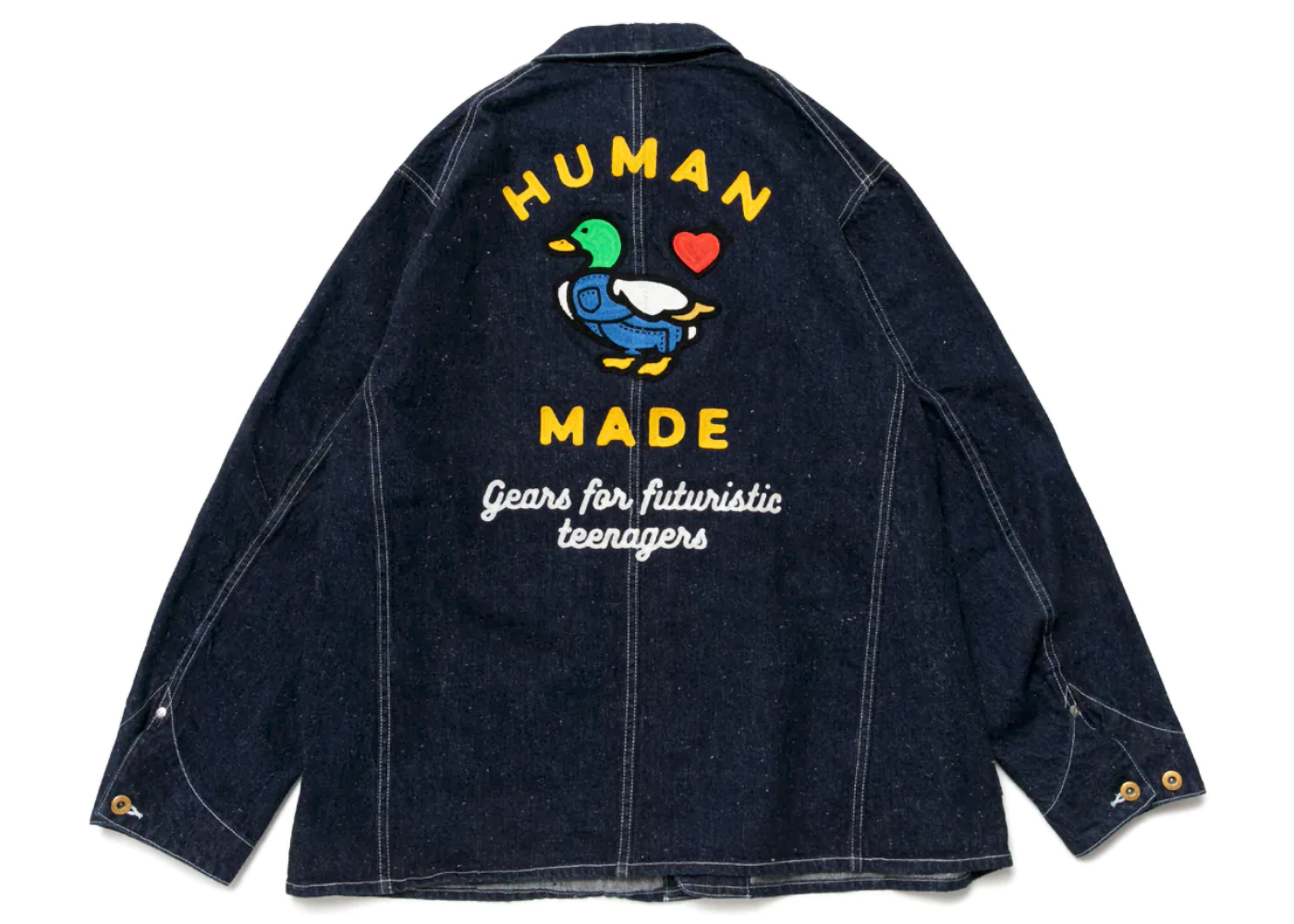 Human Made Denim Coverall Jacket Indigo - FW22 Men's - GB