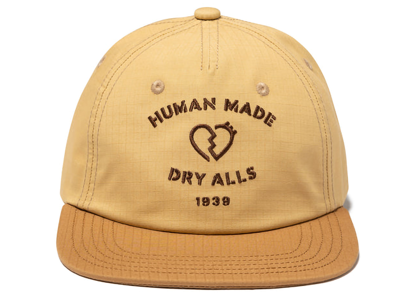 Human Made Dry Alls 5 Panel Rip Stop Cap Beige   SS   US