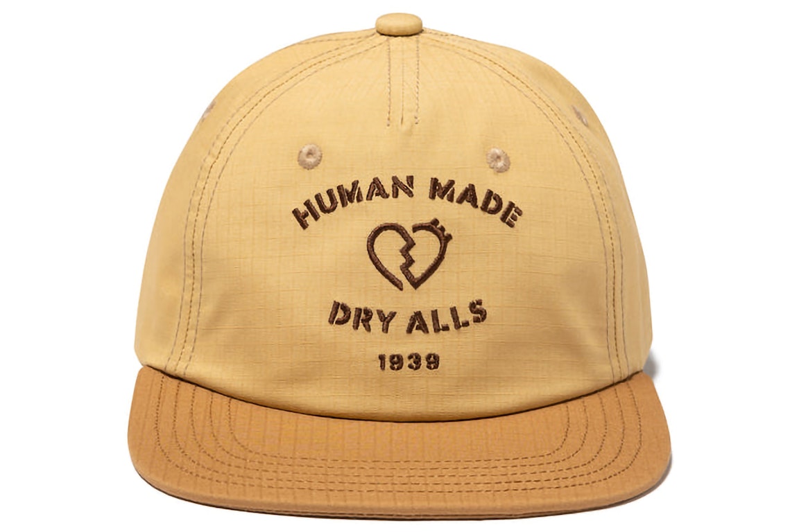 Pre-owned Human Made Dry Alls 5 Panel Rip Stop Cap Beige