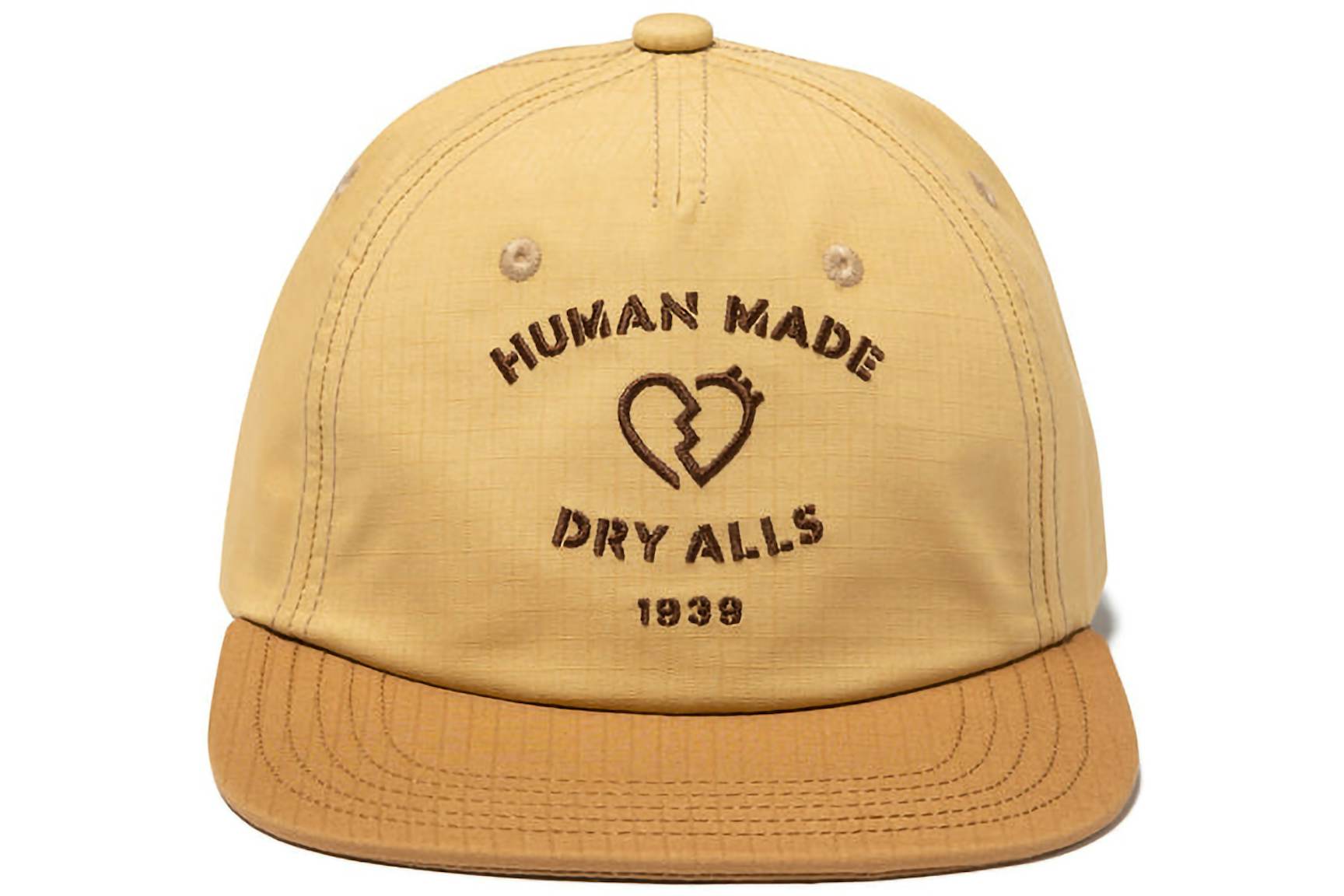 Human Made Dry Alls 5 Panel Rip Stop Cap Beige - SS23 - US