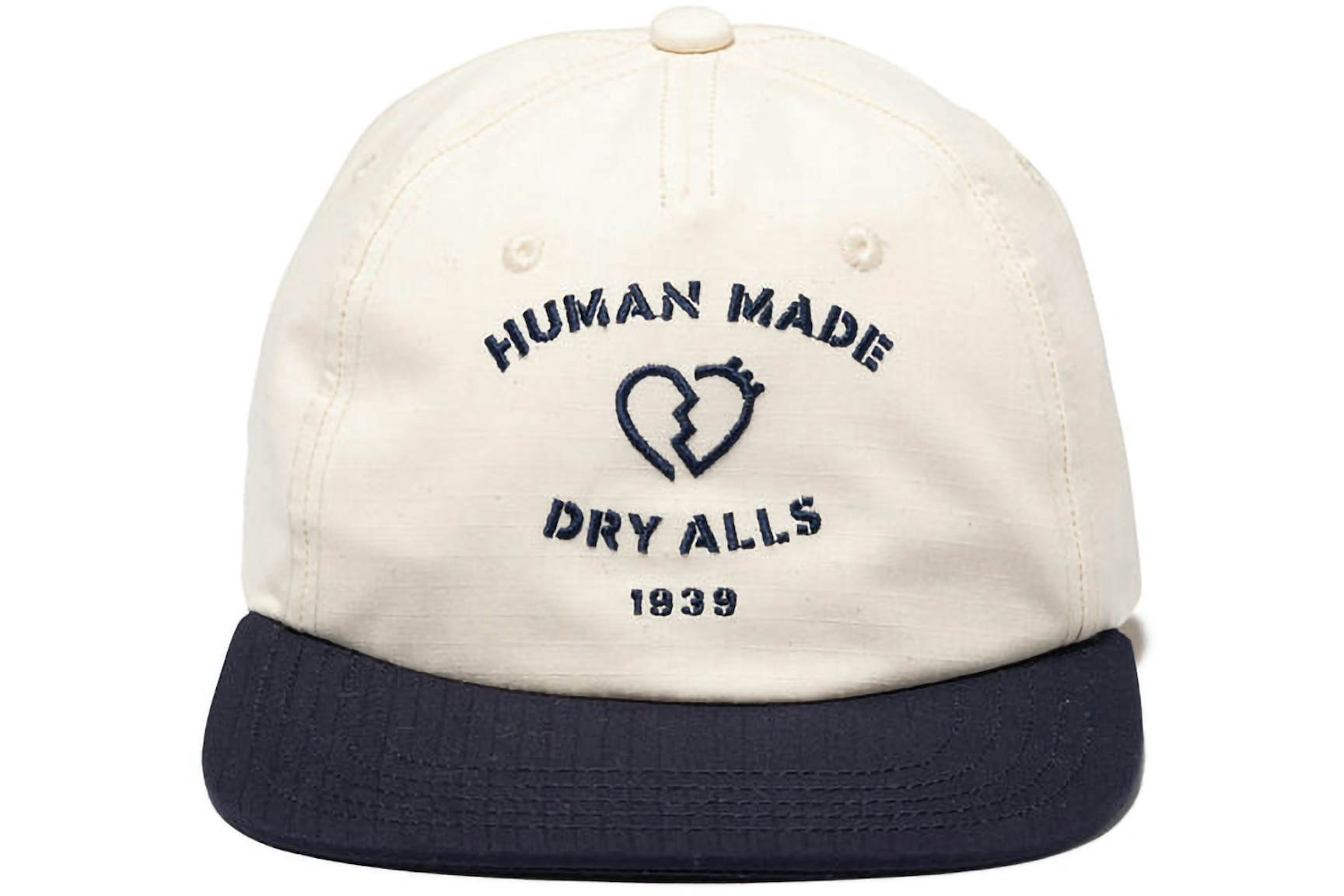 Human Made Dry Alls 5 Panel Rip Stop Cap White - SS23 - US