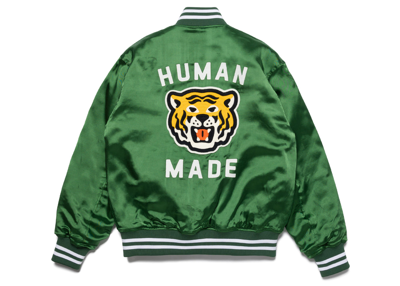 Human Made Dry Alls Tiger Stadium Jacket Green - SS23 Men's - US
