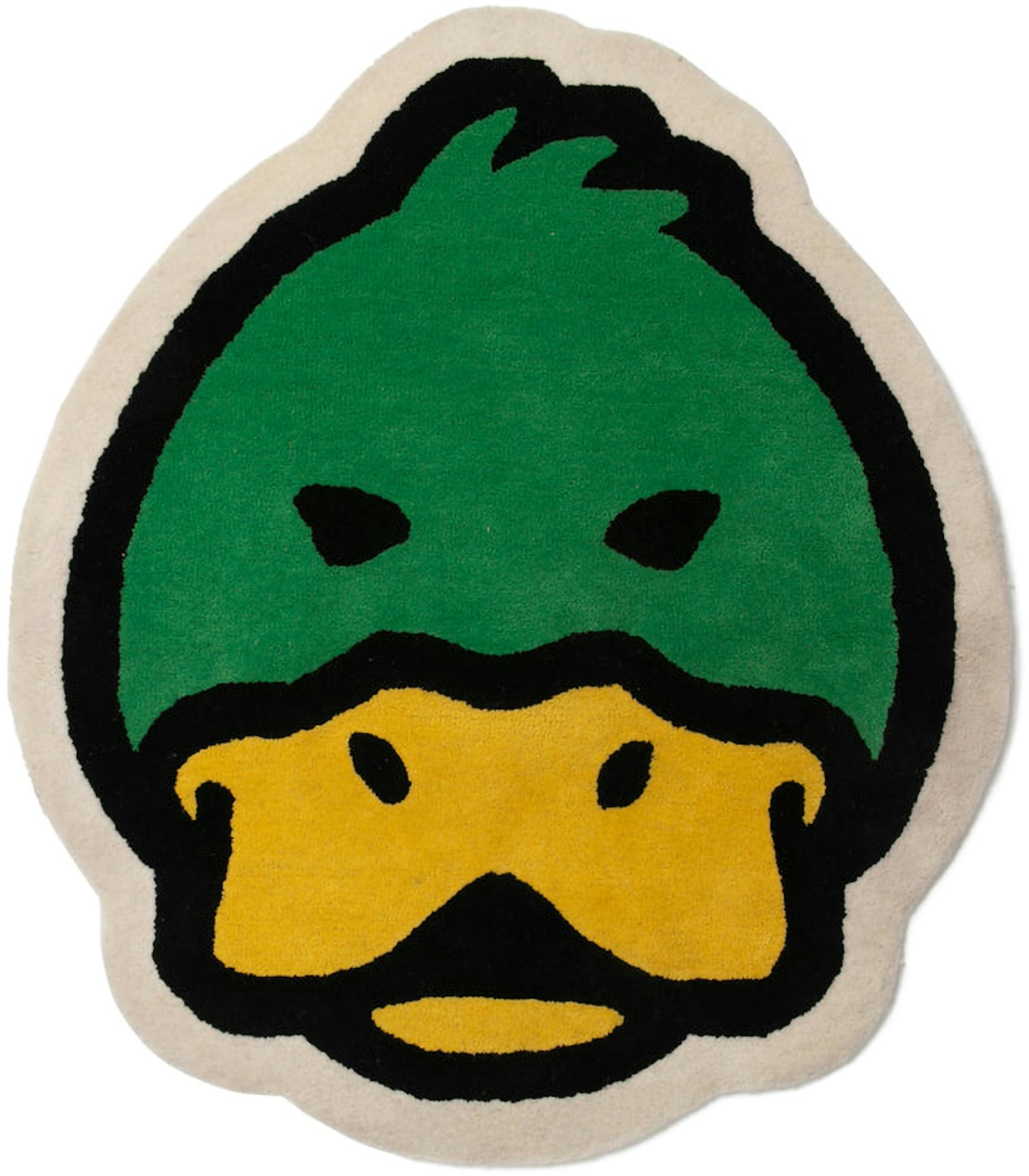 Human Made Duck Face Large Rug Green