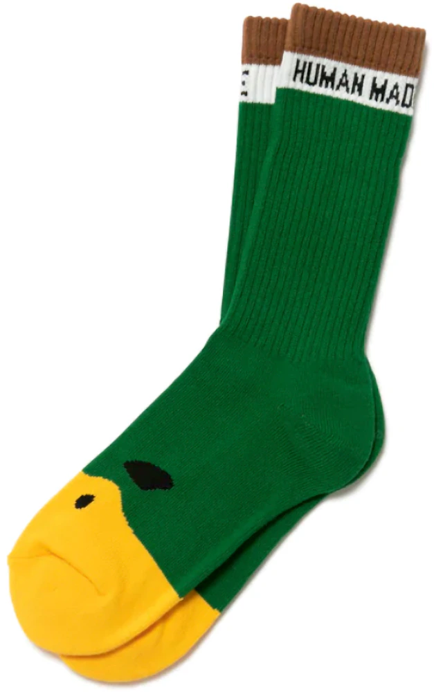 Human Made Duck Pile Socks Green - FW22 - US