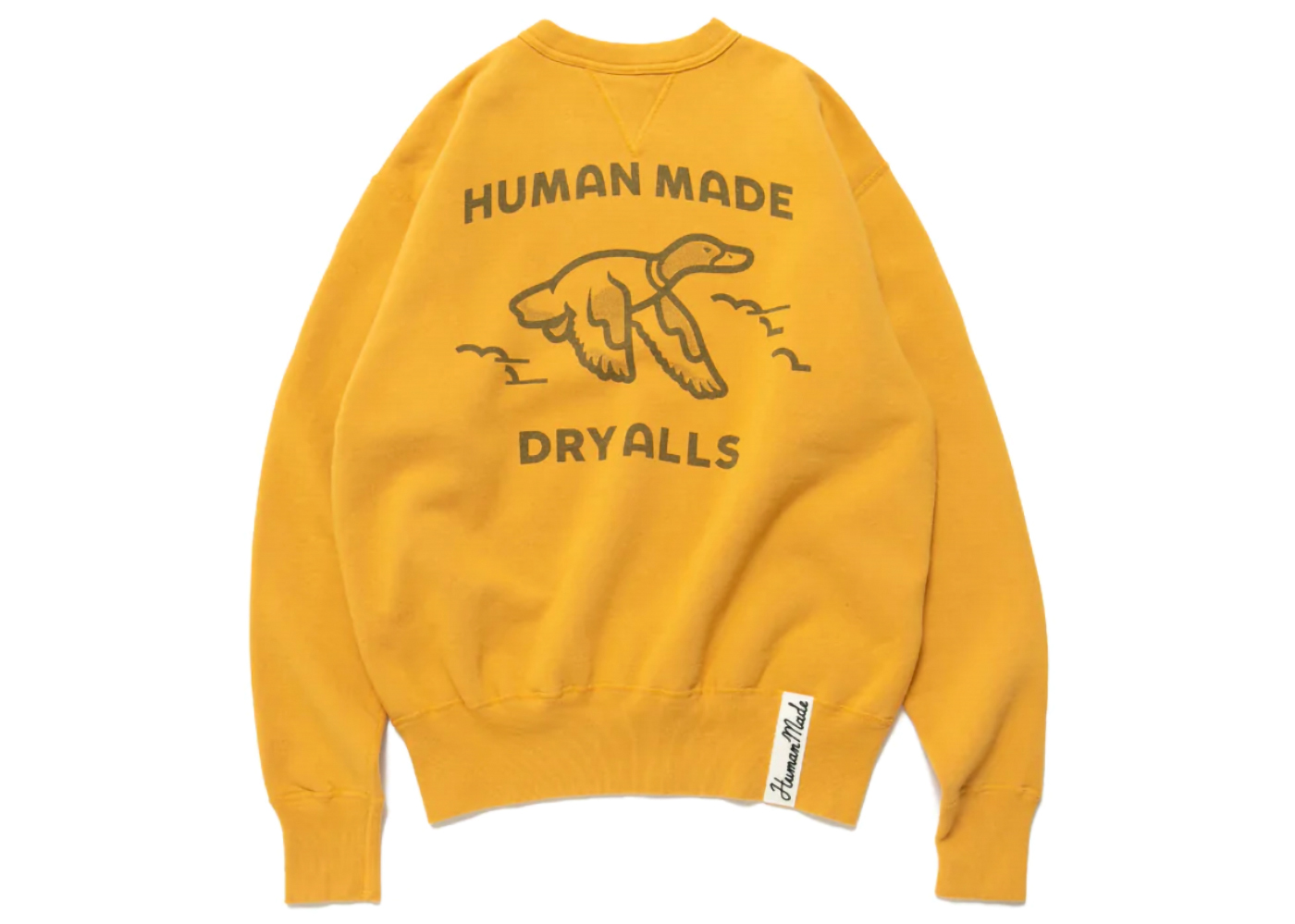 Human Made Duck Tsuriami Sweatshirt Yellow