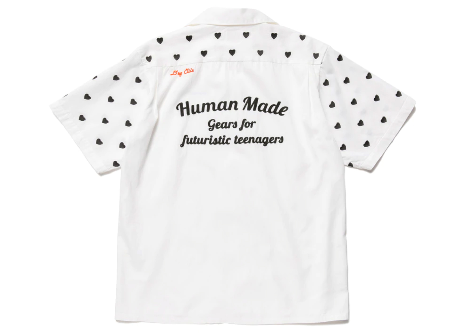 Human Made Embroidery S/S Shirt White Men's - SS22 - US