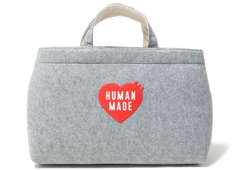 Human Made Felt Large Tote Bag Grey - FW22 - US