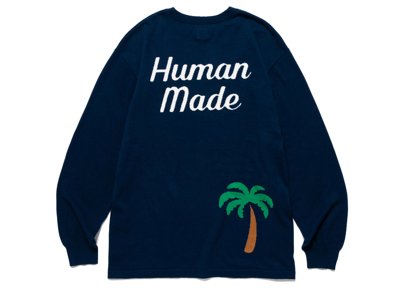 Human Made Flamingo Knit Sweater navy即日発送いたします