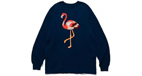 Human Made Flamingo Knit Sweater Navy