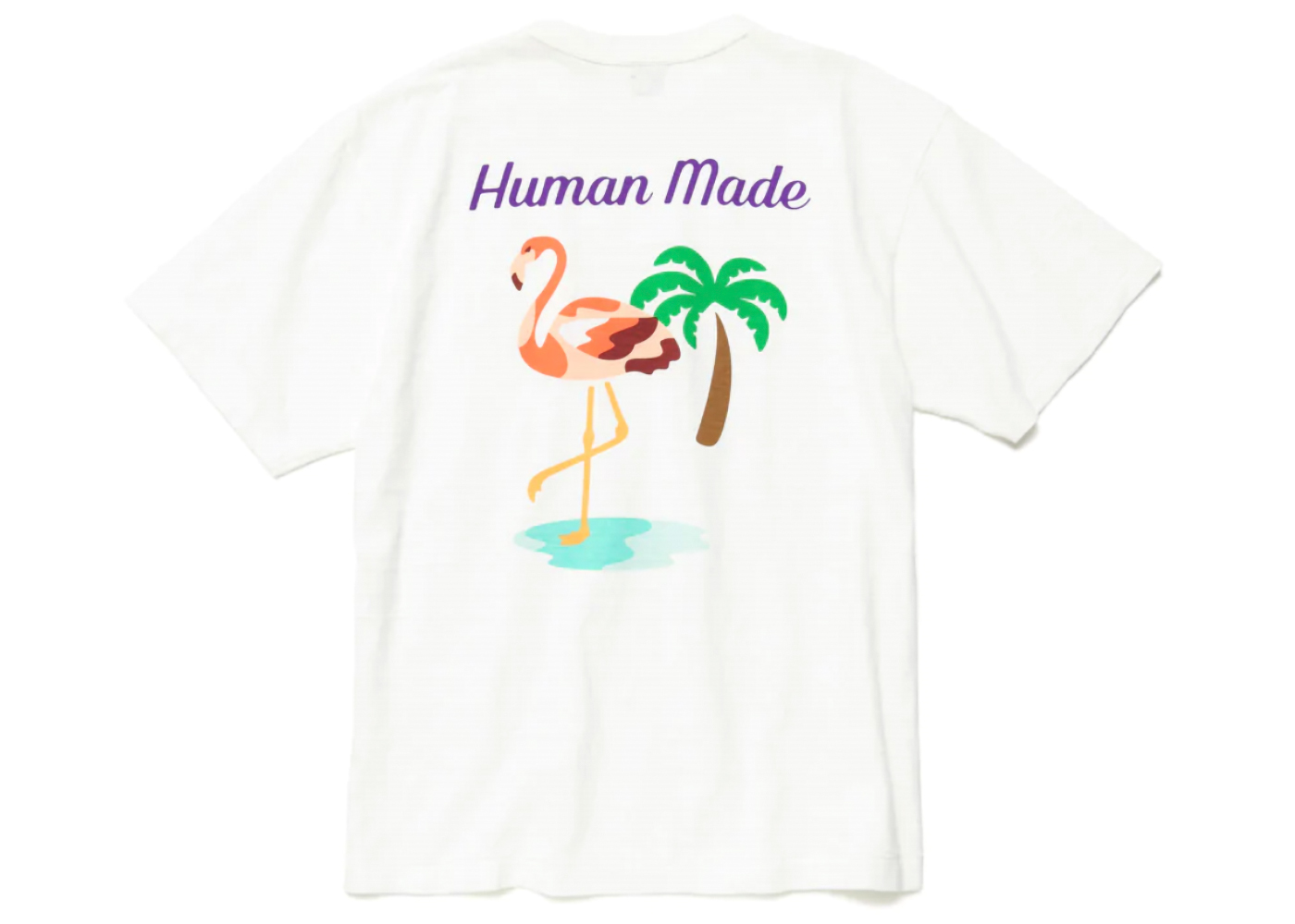 Human Made Flamingo Pocket T-Shirt White Men's - SS22 - US