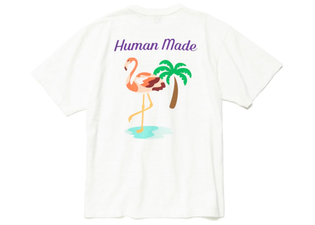 Pre-owned Human Made Flamingo Pocket T-shirt White
