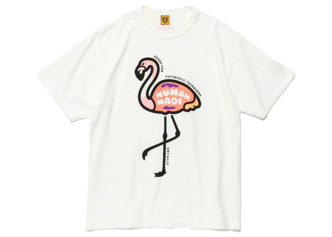 Pre-owned Human Made Flamingo T-shirt White
