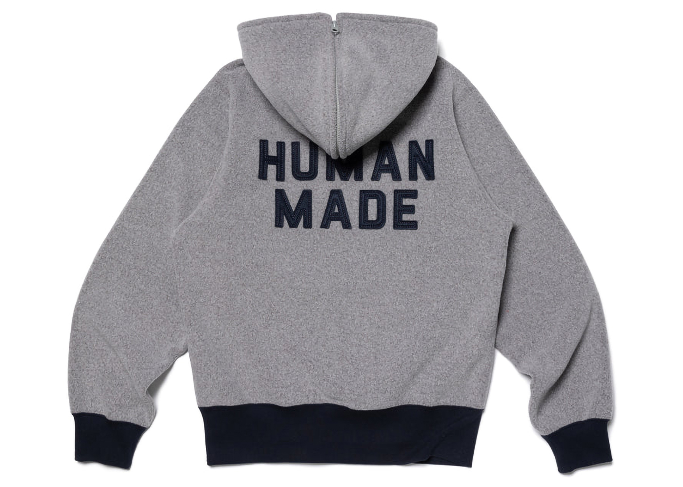 Human Made Fleece Half-Zip Hoodie Grey