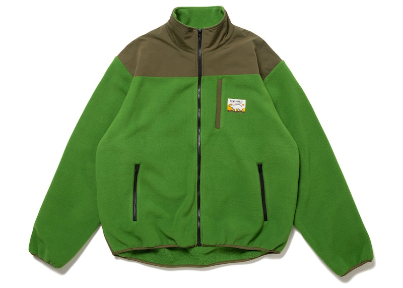 Human Made Fleece Jacket Green Men's - FW22 - GB