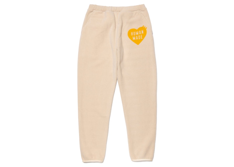Human Made Fleece Pants Beige